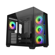 Cooler Master case Elite 681, ATX, Průhledná bočnice, 4x 120mm ARGB Fan, Černá