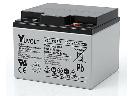 Baterie - YUVOLT Y24-12FR (12V; 24Ah; závit M5; životnost 3-5let) Baterie - YUVOLT Y24-12FR (12V; 24Ah; závit M5; životnost 3-5let)