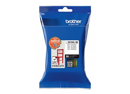 BROTHER INK LC-3619XLBK černá velká - 2800stran, J2330, J3530, J3930 BROTHER INK LC-3619XLBK černá velká - 2800stran, J2330, J3530, J3930