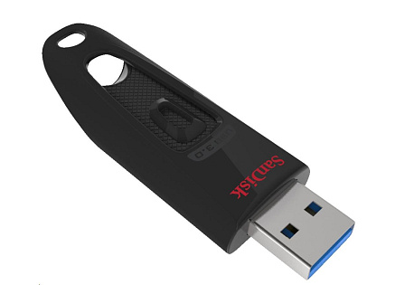 SanDisk Flash Disk 128GB Ultra, USB 3.0, černá (GREAT FOR TV MESSAGE ON PACK)