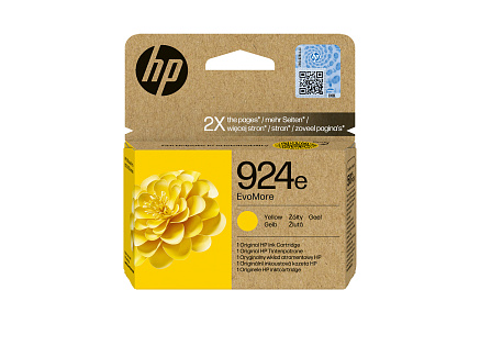 HP 924e EvoMore Yellow Original Ink Cartridge (800 pages)