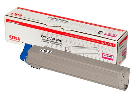 Oki Toner Magenta do C9600/C9650/C9800/C9850/C9800MFP/C9850MFP (15k)