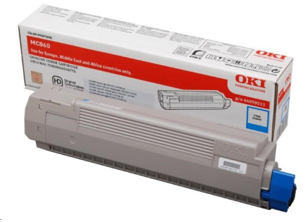 OKI toner do MC860br>  Kapacita: 10 000 str. při 5% krytí.
