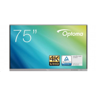 Optoma 5751RK IFPD 75" - interaktivní dotykový, 4K UHD, multidotyk 20prstu, Android, antireflexní tvrzené sklo