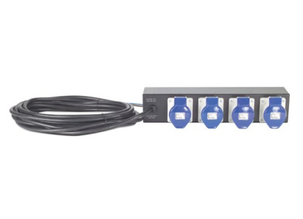 APC Rack PDU, Basic, Extender, 2U, 32A, 230V, (4) IEC-309-32, Hard Wire 3-wire 8.53m