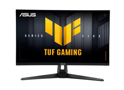 ASUS LCD TUF Gaming VG27AQ5A, 27" 2560x1440, 300nits, 210Hz, 0.3ms, 178/178, DP, HDMI, USB, Audio, Repro, VESA, Black