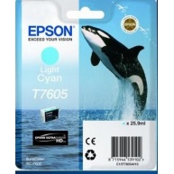 EPSON ink bar ULTRACHROME HD "Kosatka" - Light Cyan - T7605 (25,9 ml)