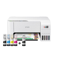 EPSON tiskárna ink EcoTank L3256, 3v1, A4, 1440x5760dpi, 33ppm, USB, Wi-Fi, bílá, 3 roky záruka po reg.