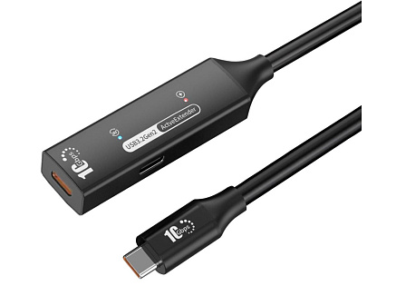 PremiumCord USB-C 3.2 Gen 2 repeater a prodlužovací kabel Male-Female, 10Gbps Aluminium 5m PremiumCord USB-C 3.2 Gen 2 repeater a prodlužovací kabel Male-Female, 10Gbps Aluminium 5m