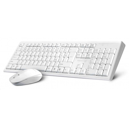 CONNECT IT Combo bezdrátová bílá klávesnice + myš, CZ + SK layout