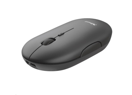 TRUST myš PUCK, bezdrátová, USB, černá