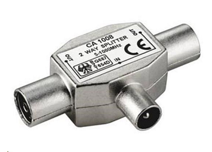 PremiumCord TV antenní slučovač-rozbočovač IEC 75 Ohm 1xM-2xF PremiumCord TV antenní slučovač-rozbočovač IEC 75 Ohm 1xM-2xF
