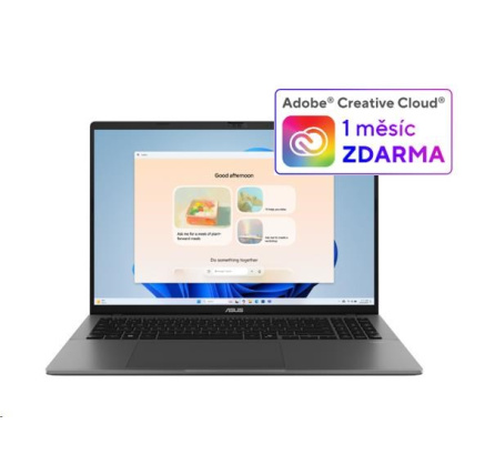 ASUS NTB Vivobook S16 (S3607VA-RP012W), i7-13620H, 16" 1920 x 1200, 16GB, 1TB SSD, Intel UHD, W11 Home, Matte Gray