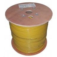 UTP kabel LEXI-Net, Cat6, licna(lanko), LS0H, Dca, žlutý, 500m, cívka