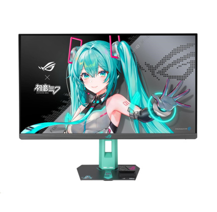 ASUS LCD ROG Strix XG27ACMEG-G Hatsune Miku Edition, 27" 2560x1440, 400nits, 1ms, 260Hz, USB, DP, HDMI, Audio, Vesa