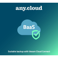 Anycloud BaaS | BaaS for Veeam Agent for Workstation (1PC/1M)