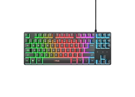 TRUST Klávesnice GXT 833 Thado, Membránová, USB, RGB, černá TRUST Klávesnice GXT 833 Thado, Membránová, USB, RGB, černá
