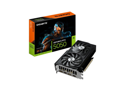GIGABYTE VGA NVIDIA GeForce RTX 5050 WINDFORCE OC V2 8G, 8G GDDR6, 2xDP, 2xHDMI