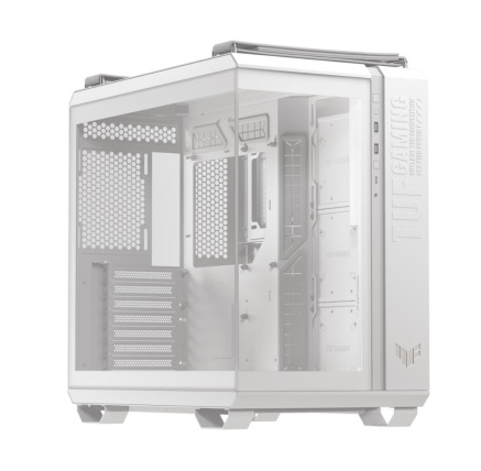 ASUS case TUF GAMING GT502 HORIZON, Mid Tower, průhledná bočnice, 4x 120mm ARGB Fan, bílá