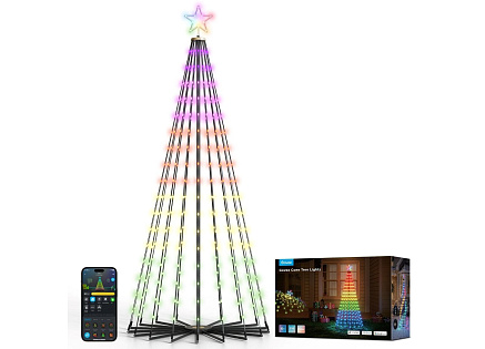Govee RGBIC vánoční stromeček s hvězdou 1,8m Matter Govee RGBIC vánoční stromeček s hvězdou 1,8m Matter