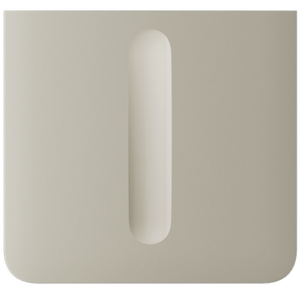 Ajax  SideButton (Dimmer) vertical - Boční kryt stmívatelného tlačítka, vertikální instalace, slonovinová kost