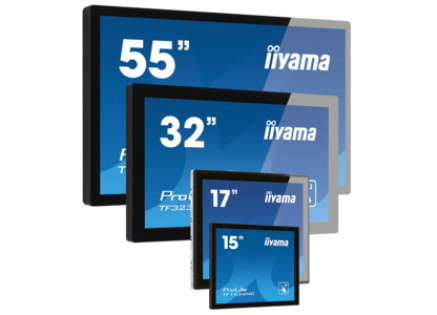 iiyama ProLite OTF2216MC-B1, 55.9 cm (22''), Projected Capacitive, 10 TP, Full HD, Ethernet, kit (USB), black