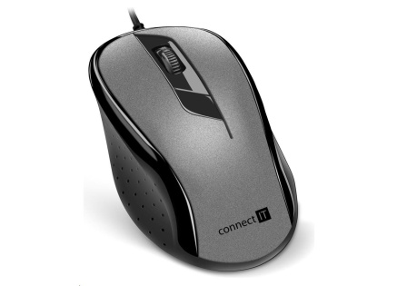 CONNECT IT Optická myš, USB, šedá CONNECT IT Optická myš, USB, šedá