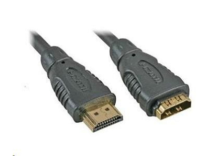 PREMIUMCORD Kabel prodlužovací HDMI - HDMI 2m, zlacené konektory