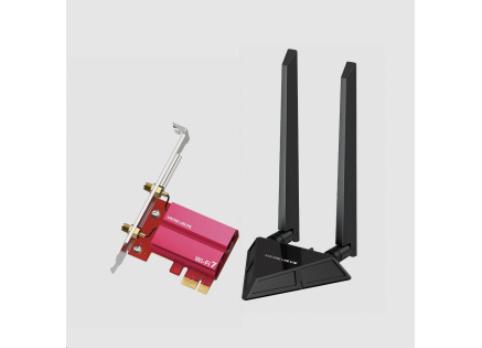 MERCUSYS MA49BE WiFi7 PCIe adapter (BE9300,2,4GHz/5GHz/6GHz,Bluetooth5.4)