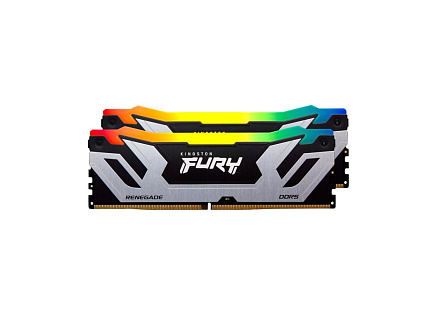 KINGSTON CUDIMM DDR5 48GB (Kit of 2) 8400MT/s CL40 FURY Renegade RGB Silver XMP KINGSTON CUDIMM DDR5 48GB (Kit of 2) 8400MT/s CL40 FURY Renegade RGB Silver XMP