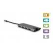 VERBATIM Dokovací stanice USB-C 7v1, 1xHDMI, 1xUSB-C, 3xUSB, 1xRJ45, čtečka SD karet, šedá
