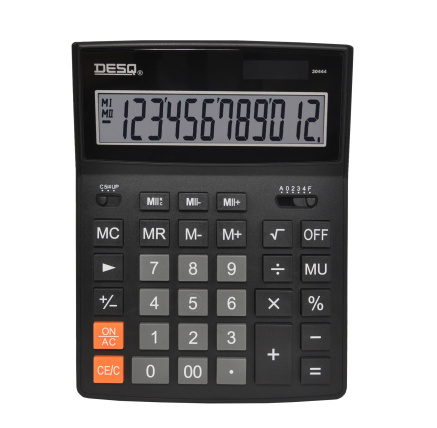 DESQ Kalkulačka XL, černá