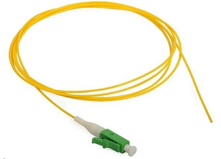 Pigtail SM 9/125, OS2, konektor LC(APC), LS0H, 1m