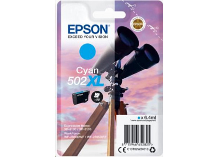 EPSON ink bar Singlepack "Dalekohled" Cyan 502XL Ink