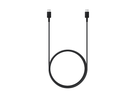 Cable Samsung EP-DX510 - USB cable black, 1.8 m - 24 pin USB-C (M) to 24 pin USB-C (M), EU
