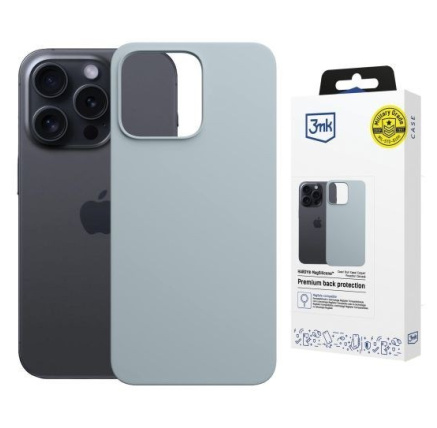 3mk ochranný kryt HARDY MagSilicone pro Apple iPhone 13 Pro Max Sierra Blue 3mk ochranný kryt HARDY MagSilicone pro Apple iPhone 13 Pro Max Sierra Blue