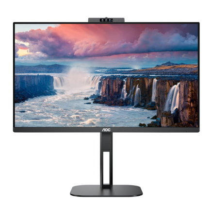 AOC MT IPS LCD  WLED 23,8" 24V5CW/BK -  IPS panel, 1920x1080, HDMI, DP, USB, USB-C, repro, pivot, webcam