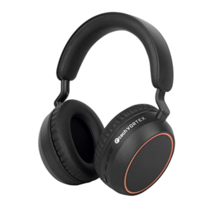 C-TECH Sluchátka Vortex BHS-01, Bezdrátová, Bluetooth, černá