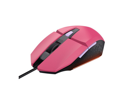 TRUST myš GXT 109P FELOX Gaming Mouse, optická, USB, růžová TRUST myš GXT 109P FELOX Gaming Mouse, optická, USB, růžová