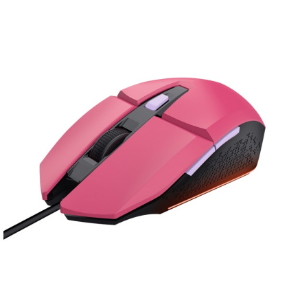 TRUST myš GXT 109P FELOX Gaming Mouse, optická, USB, růžová