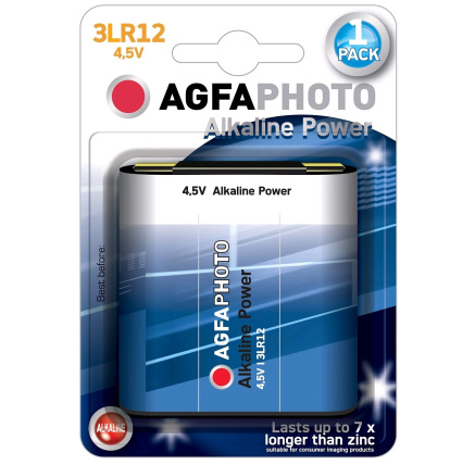 AgfaPhoto Power alkalická baterie 4,5V, blistr 1ks AgfaPhoto Power alkalická baterie 4,5V, blistr 1ks