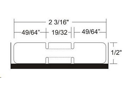 Zebra ZipShip 8000D Jewelry, label roll, synthetic, 56x13mm