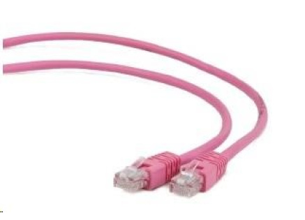 GEMBIRD kabel patchcord CAT6 stíněný FTP 0,25m, růžový GEMBIRD kabel patchcord CAT6 stíněný FTP 0,25m, růžový