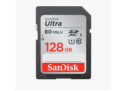 SanDisk SDXC karta 128GB Ultra (100MB/s Class 10 UHS-I)