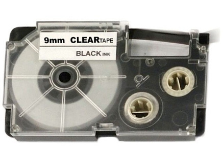 Xerox kompatibilní páska s Casio, XR-9X1, 9mm x 8m, černý tisk / průhledný podklad - ALLPRINT