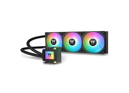 BAZAR - THERMALTAKE Vodní chladič LA360 ARGB, 3x120mm ARGB, LGA1851, AM5, černá, rozbaleno
