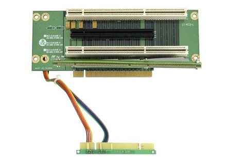 CHIEFTEC Riser card 2U RC2-E16X2R-4, support 1xPCI-E x 16 slot & 2xPCI-X 133 slot