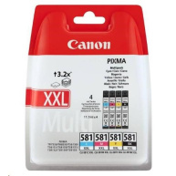 Canon CARTRIDGE CLI-581XXL C/M/Y/BK MultiPack pro PIXMA TS615x, TS625x, TS635x, TS815x, TS825x, TS8350 (600 str.)
