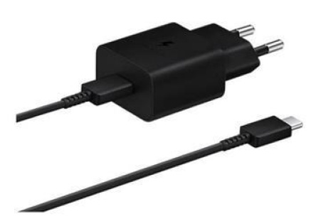 Samsung cestovní nabíječka EP-T1510XBE, PD, 15W, kabel USB-C, černá, EU