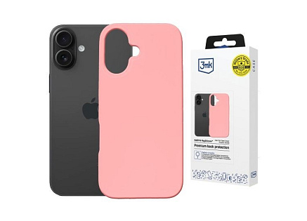 3mk ochranný kryt HARDY MagSilicone pro Apple iPhone 16 Plus Pink